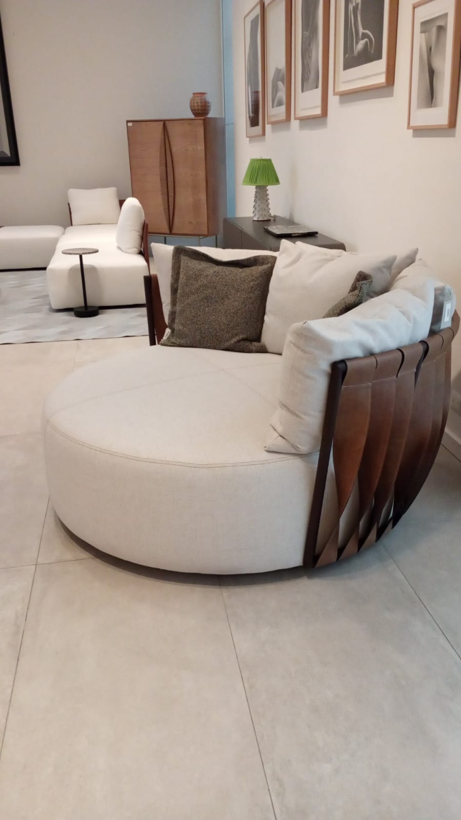 CHAISE PALLA 166 GIRATORIA TEJ S965056 MARRON FOSCO