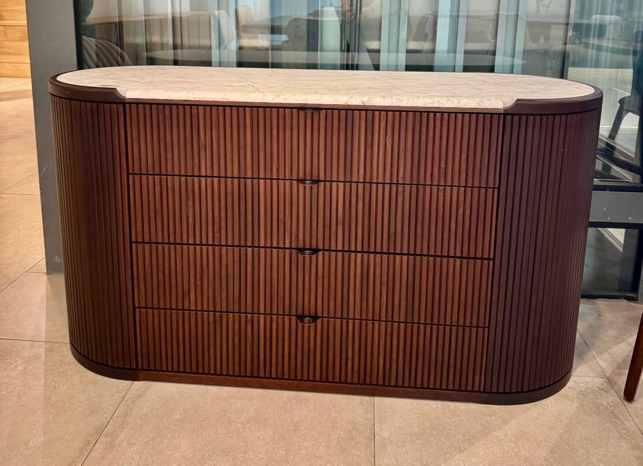 22003 BUFF IMBUIA NAT CON MARMORE CALACATA 1400X500X850