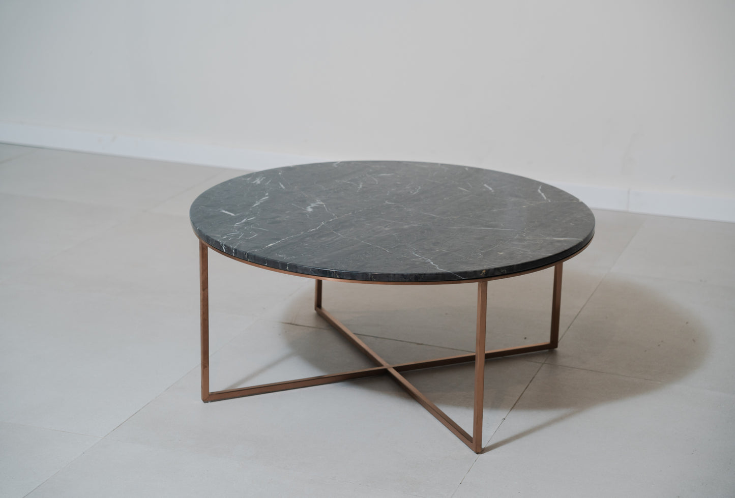 Black Marble/Gold Center Table - Sale