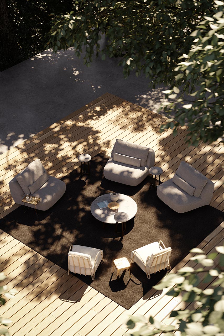 Monnlight Square Coffee Table