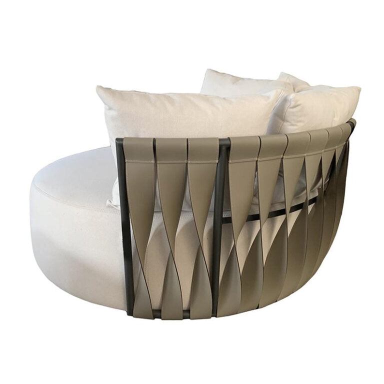 CHAISE PALLA 186 TEJ 981026 METAL NEGRO