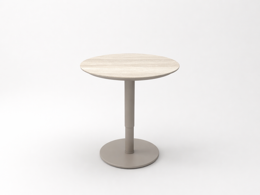 MEL HILO ROUND TABLE - ALUMINUM FRAME & CERAMIC TABLE TOP
