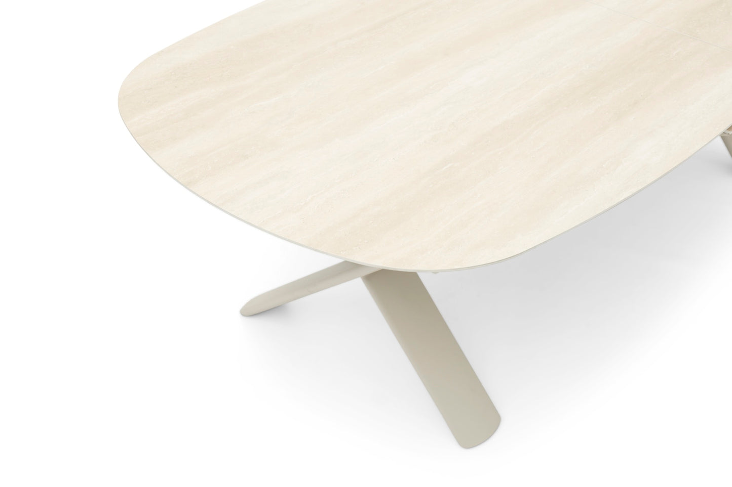 ALBASTRO ORGANIC - ALUMINIUM FRAME WITH CERMIC TABLE TOP