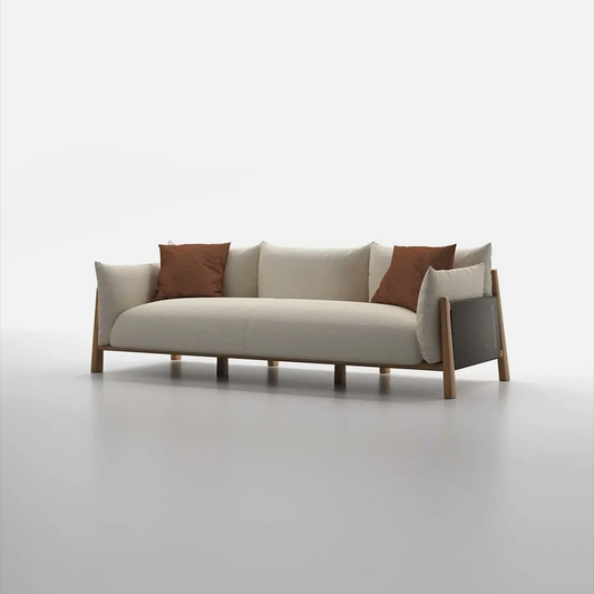 SOFA  SAFARI 3 SEATERS NATURAL OUTDOOR 2.275 W X 947 D X 762 H MM