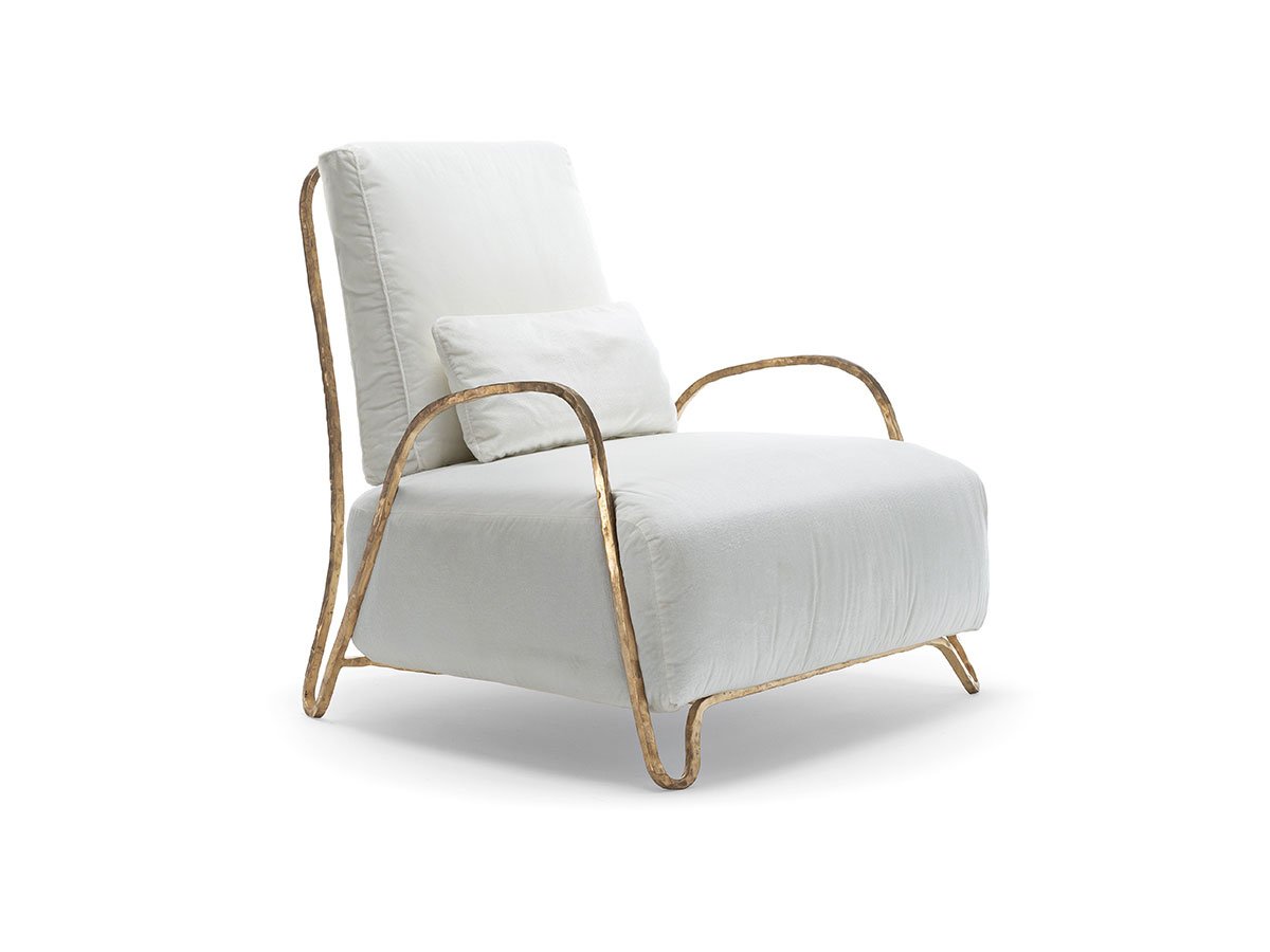 MOONLIGHT   OUTDOOR  ARMCHAIR HIGH  ALUMINIUM