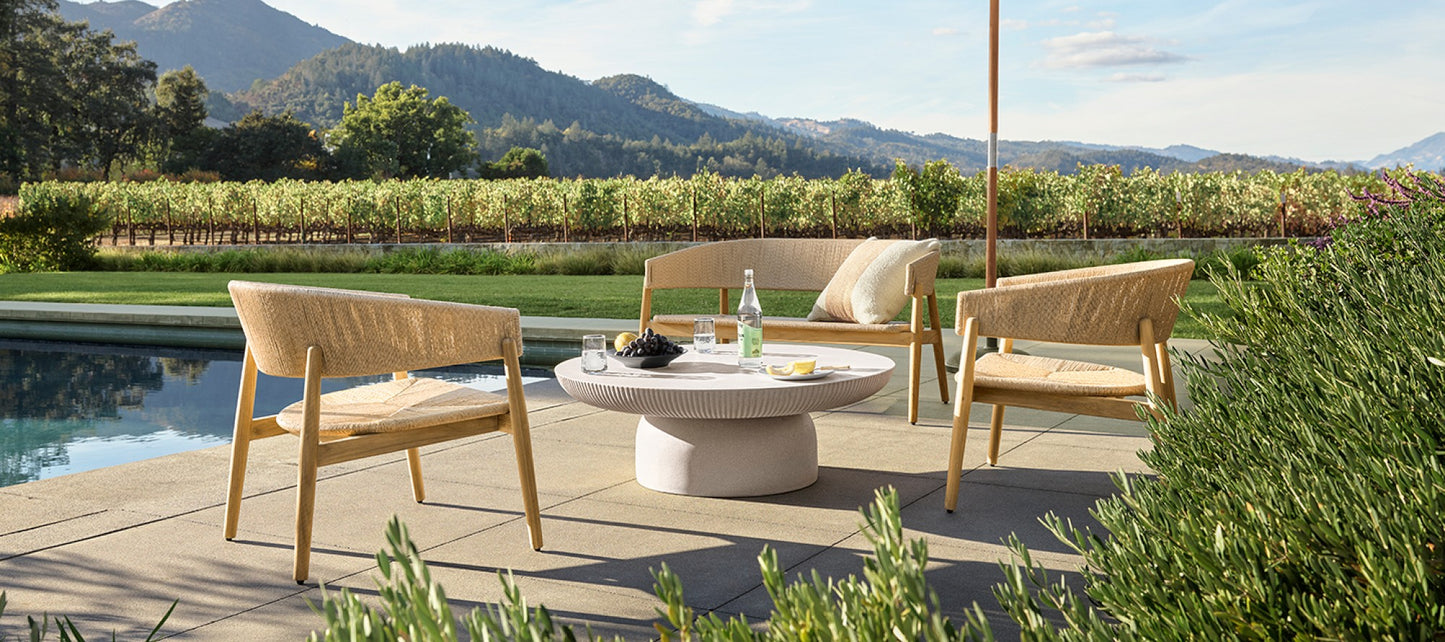 02367 CAMPANIA TEAK  SMOOTH NATURAL