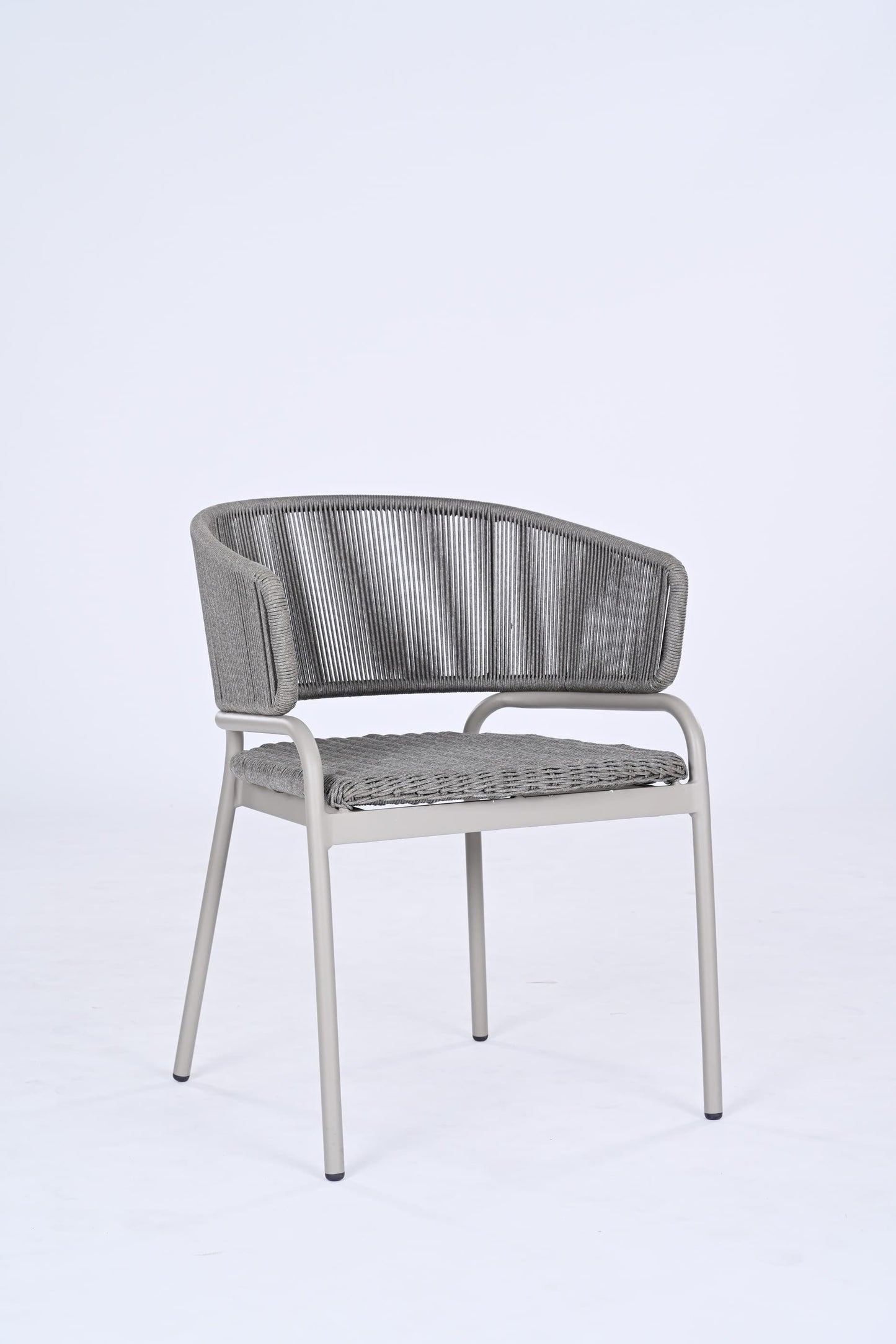 PHOENIX DINNING ARMCHAIR ALUMINIUM TORTORA GREY SANDY