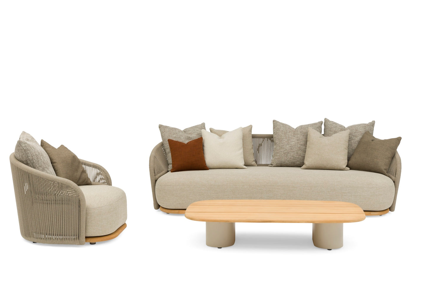 SILLÓN GIRATORIO WAVE MOKA