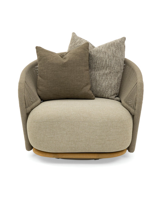 WAVE SWIVEL CHAIR MOCHA