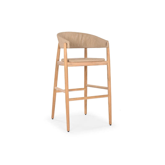 CAMPANIA TEAK NATURAL BAR STOOL