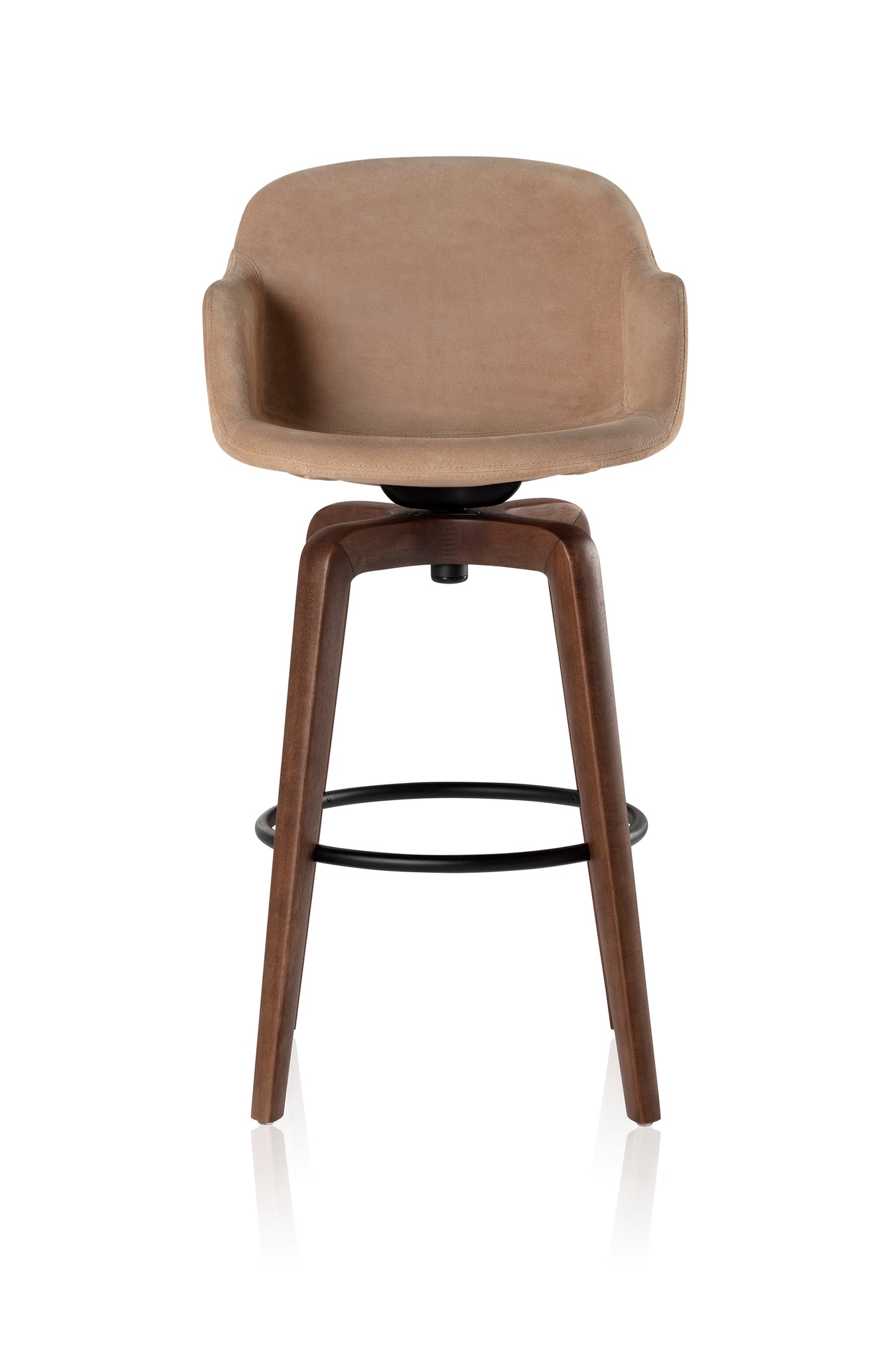 Joy Swivel Bar Stool (wood structure)