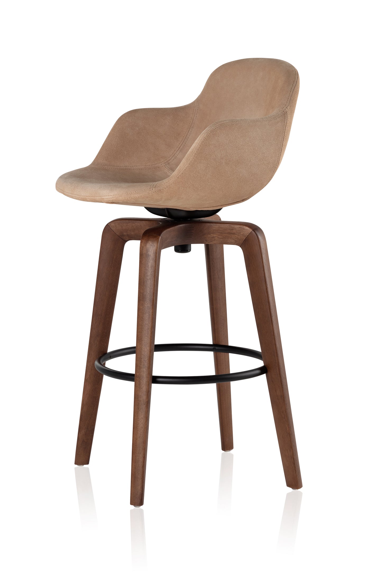 Joy Swivel Bar Stool (wood structure)