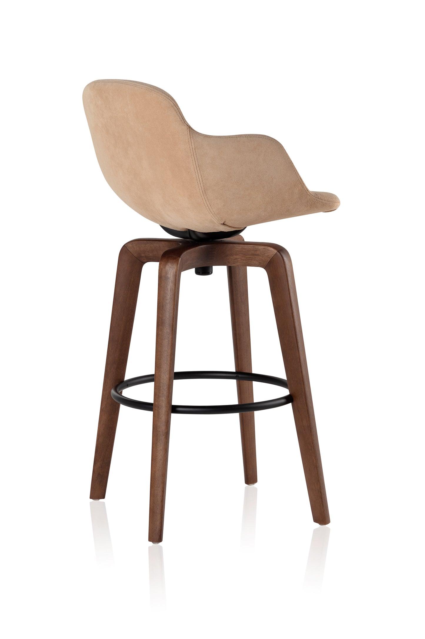 Joy Swivel Bar Stool (wood structure)